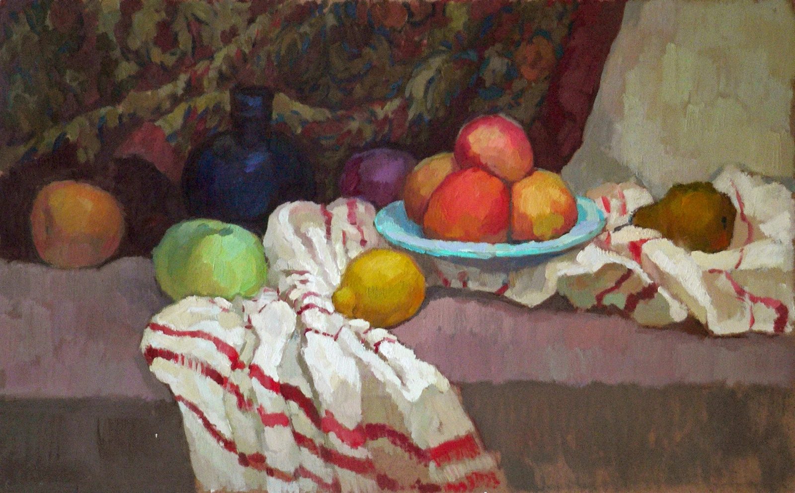 Still life with apples and pears