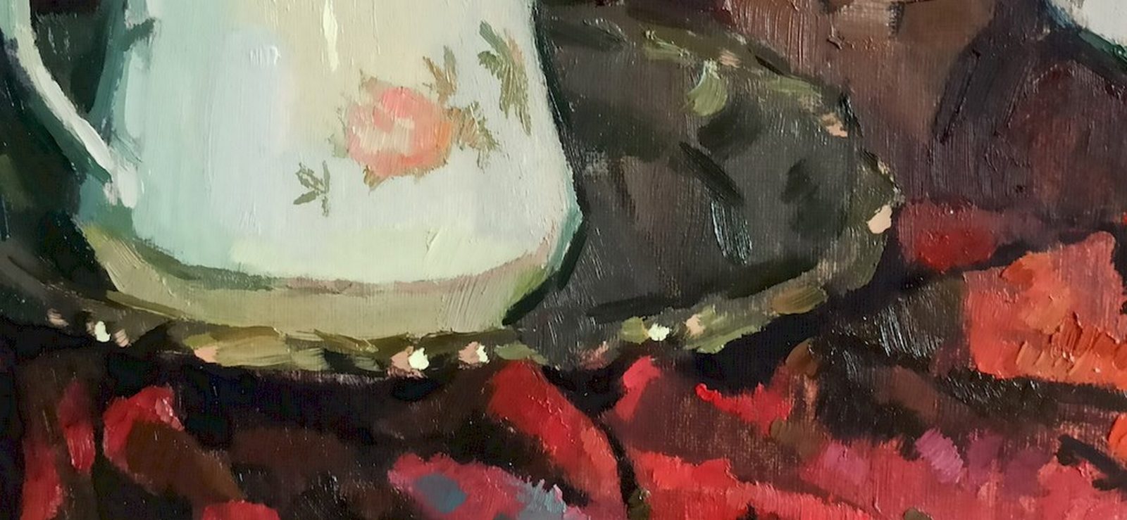 Tea Still Life on a Red Chalet - Image 6