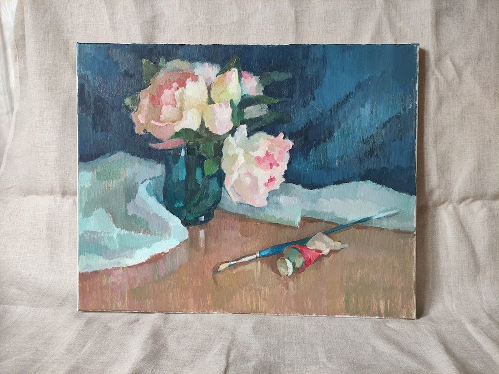 Still life with peonies - Image 5