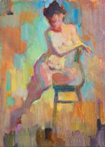 Nude. In maneer of Iryna Yermolova's painting.2