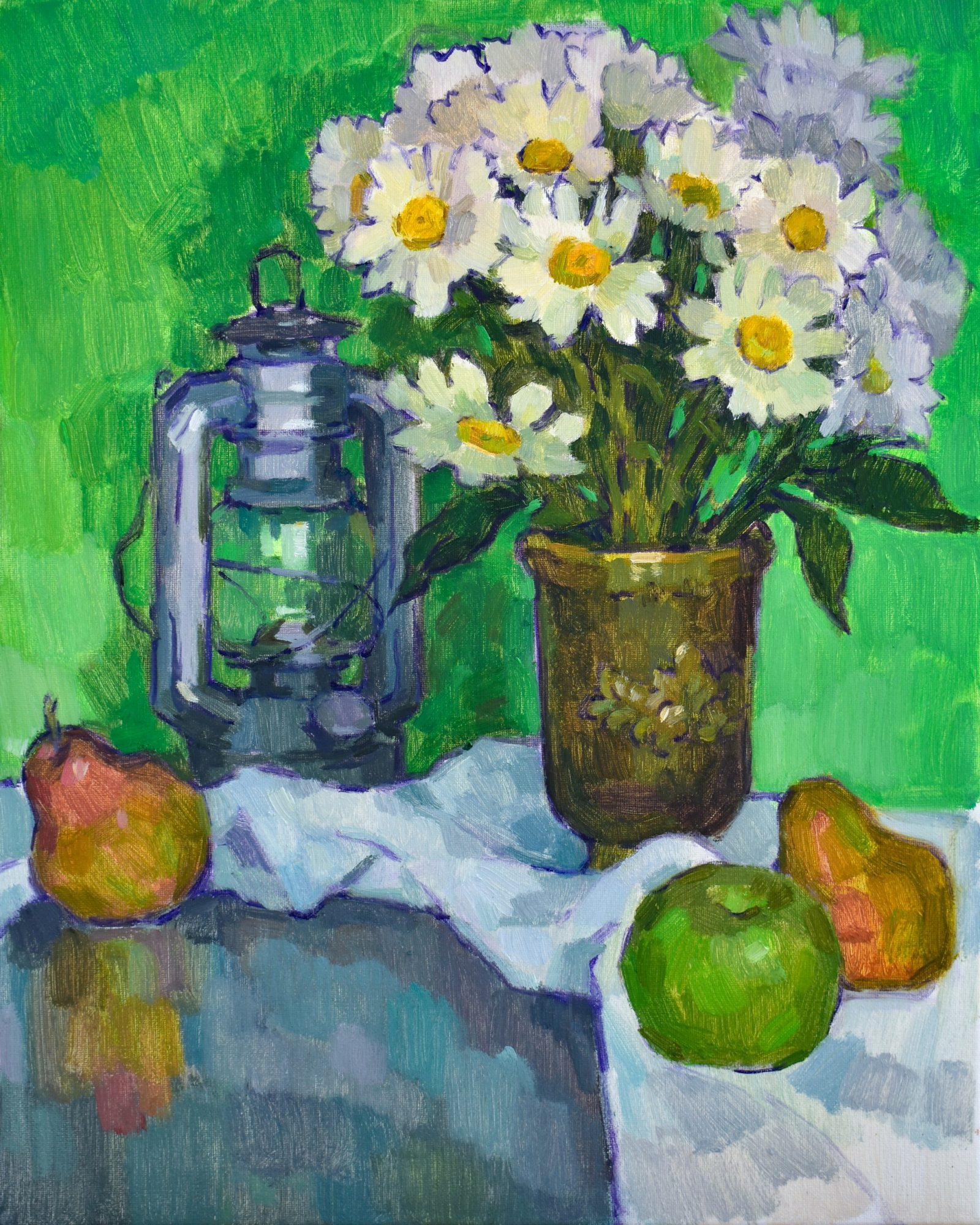 Still life with daisies